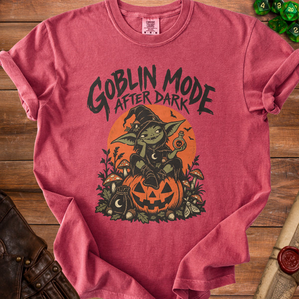 Goblin Mode T-Shirt in Crimson
