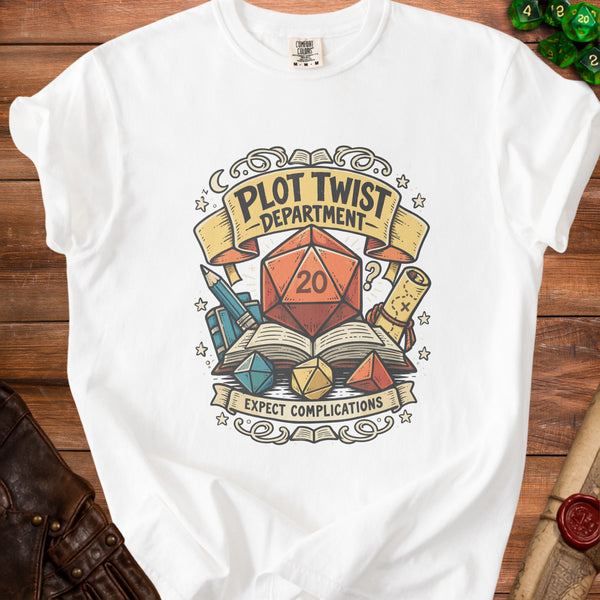 Plot Twist T-shirt in White
