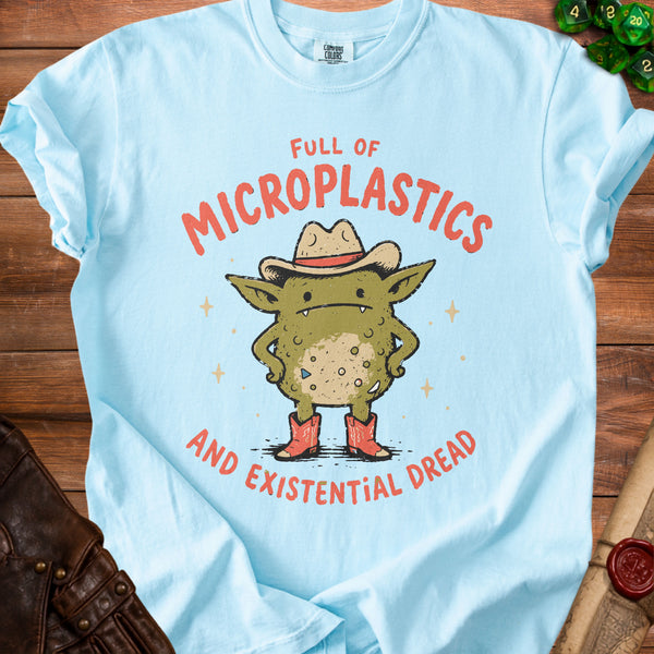Microplastics Dread T-Shirt in Chambray