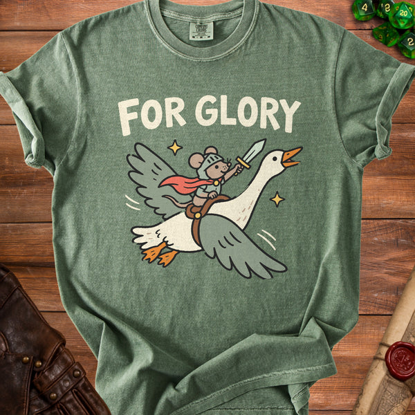 For Glory T-Shirt in Moss