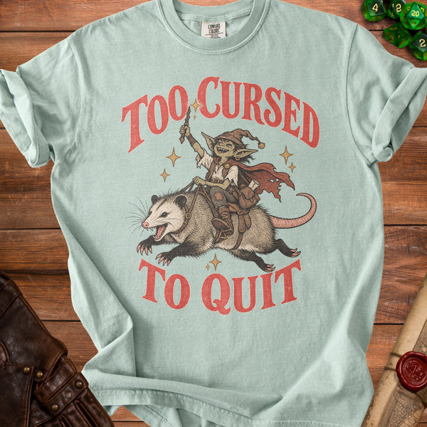 Too Cursed T-Shirt in Bay