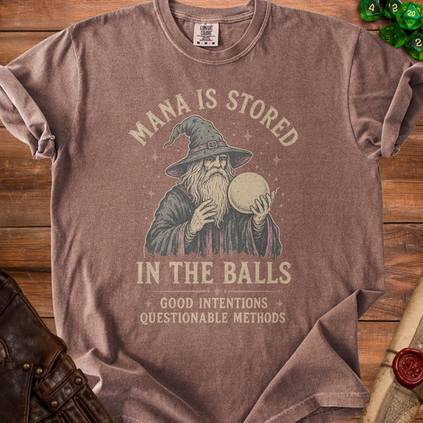 Mana Wizard Cheeky Declaration T-Shirt in Espresso
