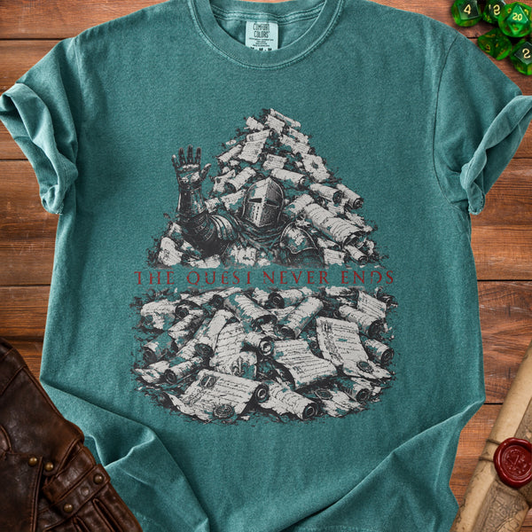 Endless Quest T-Shirt in Blue Spruce