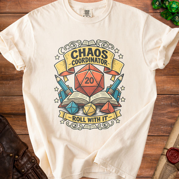 Chaos Coordinator T-Shirt in Ivory