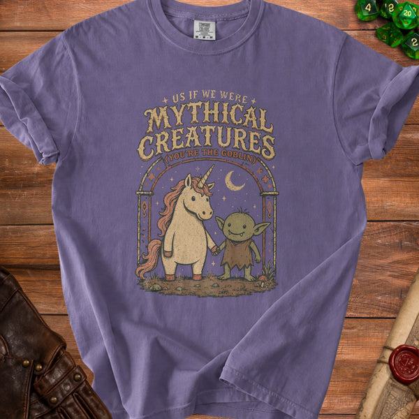 Mythical Duo T-Shirt in Grape