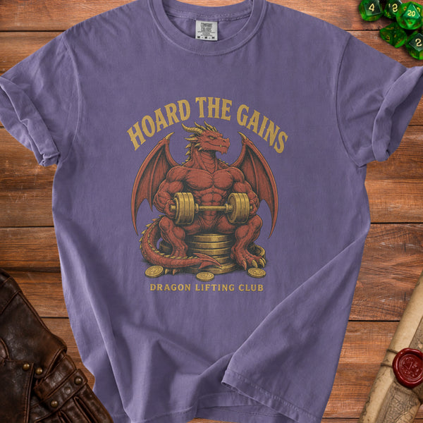 Dragon Gains T-Shirt in Grape