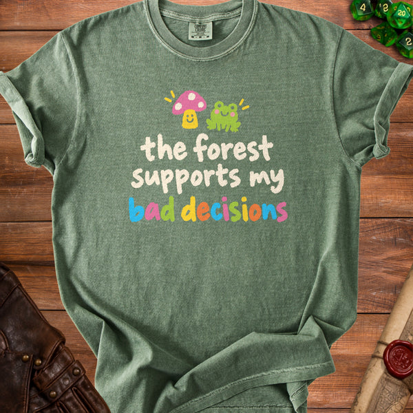 Forest Decisions T-Shirt in Moss
