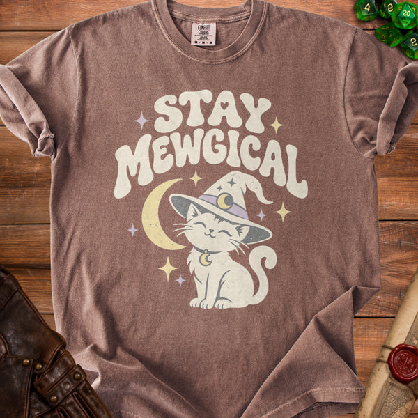 Stay Mewgical T-Shirt in Espresso