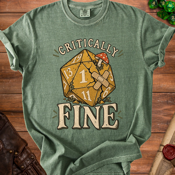 Critically Fine T-Shirt in Moss