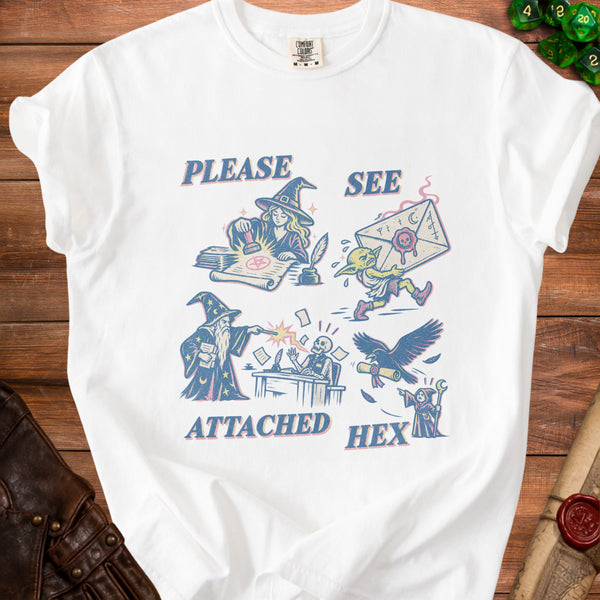 Attached Hex T-Shirt in White