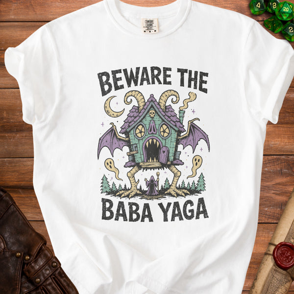 Baba Yaga T-Shirt in White