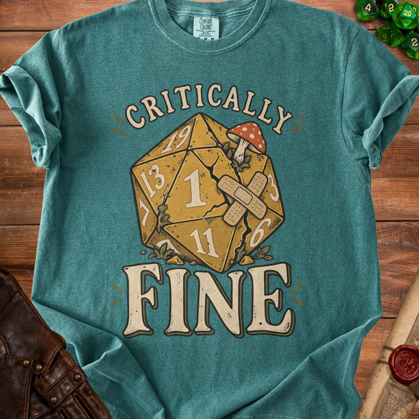 Critically Fine T-Shirt in Blue Spruce
