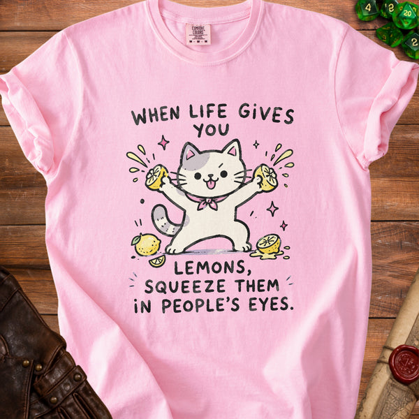 When Life Gives You Lemons T-Shirt in Blossom
