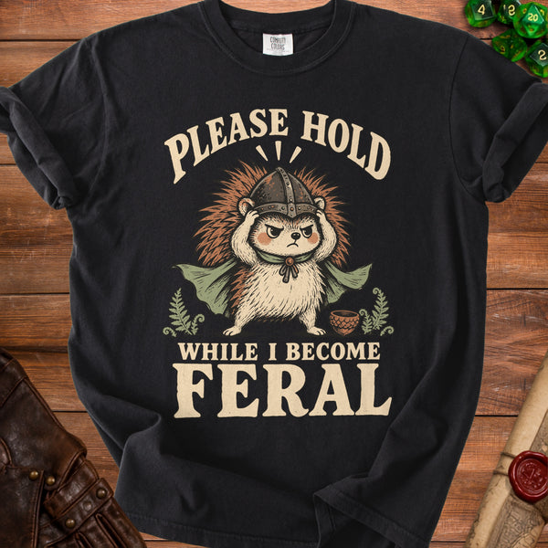 Become Feral T-Shirt in Black