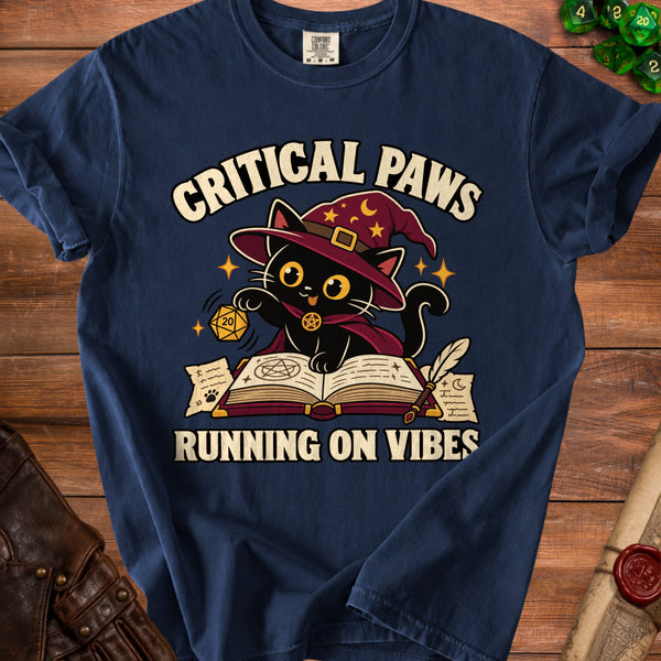 Critical Paws T-Shirt in True Navy