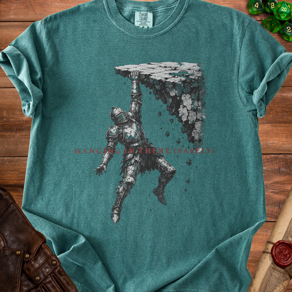 Hanging Knight T-Shirt in Blue Spruce