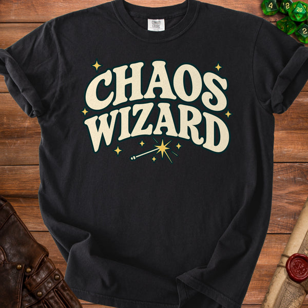 Chaos Wizard T-Shirt in Black