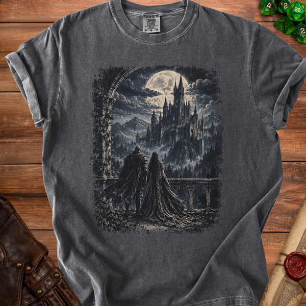 Moonlit Castle T-shirt in Pepper