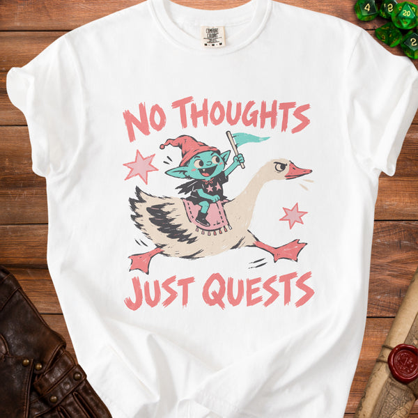 Just Quests T-Shirt in White