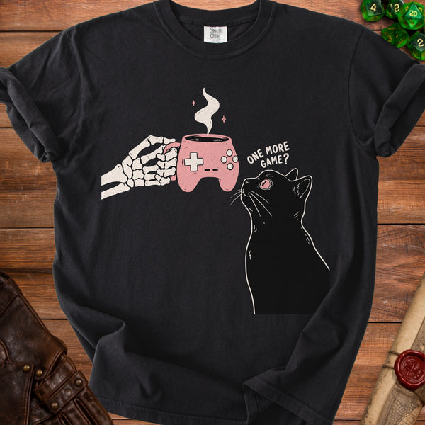 One More Game T-Shirt in Black