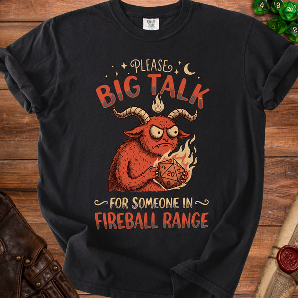 Fireball Range T-Shirt in Black
