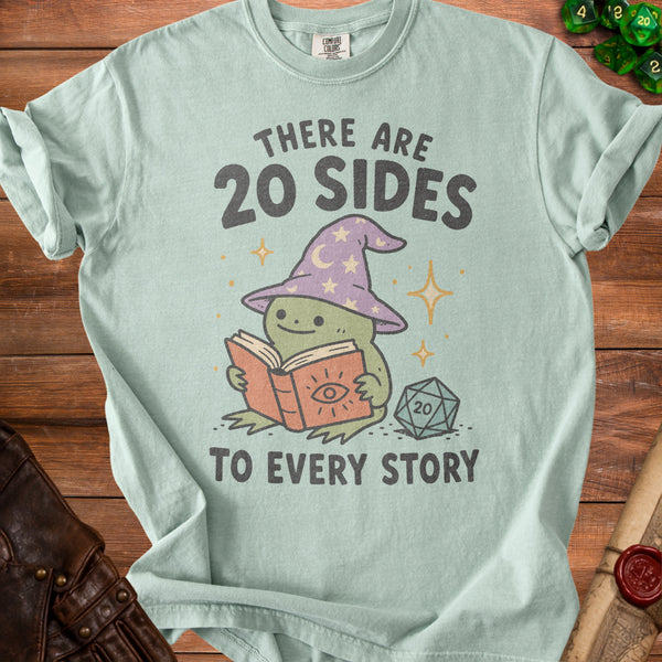 20 Sides Story T-Shirt in Bay