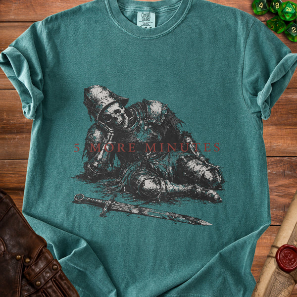 5 Mins Knight T-Shirt in Blue Spruce