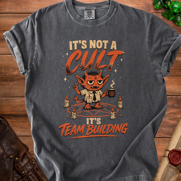 Cult Team Building T-Shirt in Pepper