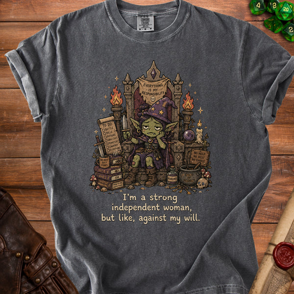 Goblin Responsibilities T-Shirt in Pepper