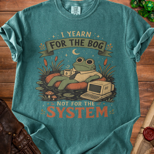 Bog Yearning T-Shirt in Blue Spruce