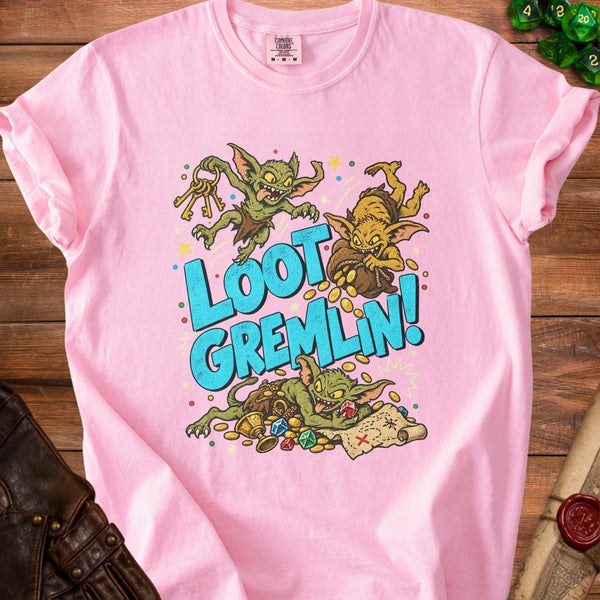 Loot Gremlin T-Shirt in Blossom