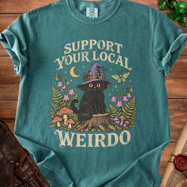 Local Weirdo T-Shirt in Blue Spruce