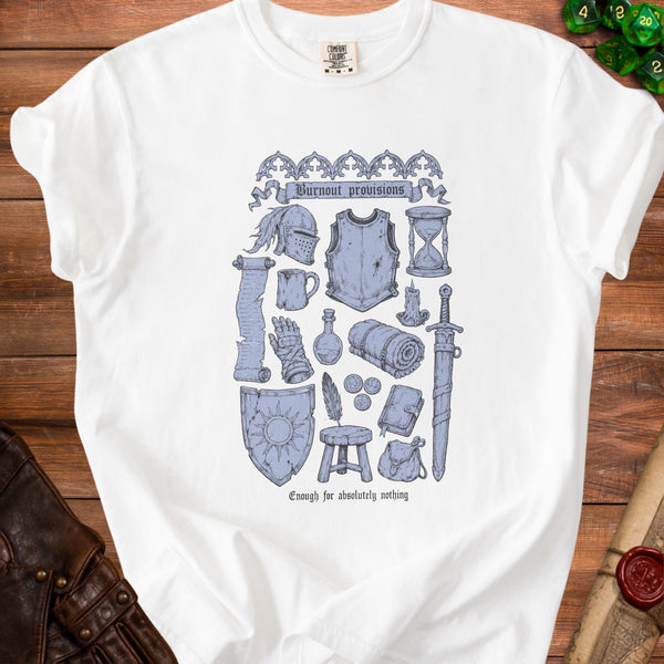 Burnout Provisions T-Shirt in White