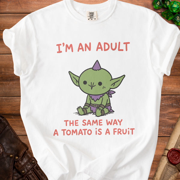 Adult Tomato T-shirt in White