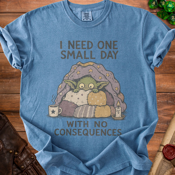 One Small Day T-Shirt in Blue Jean