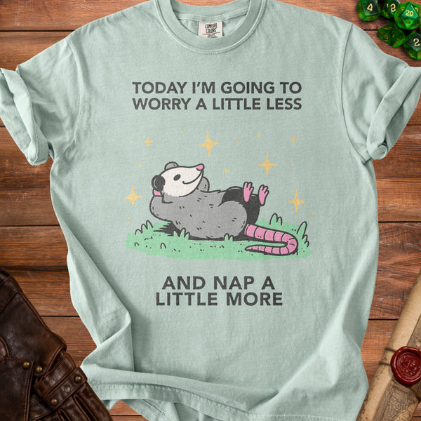 Worry Less T-Shirt in Bay