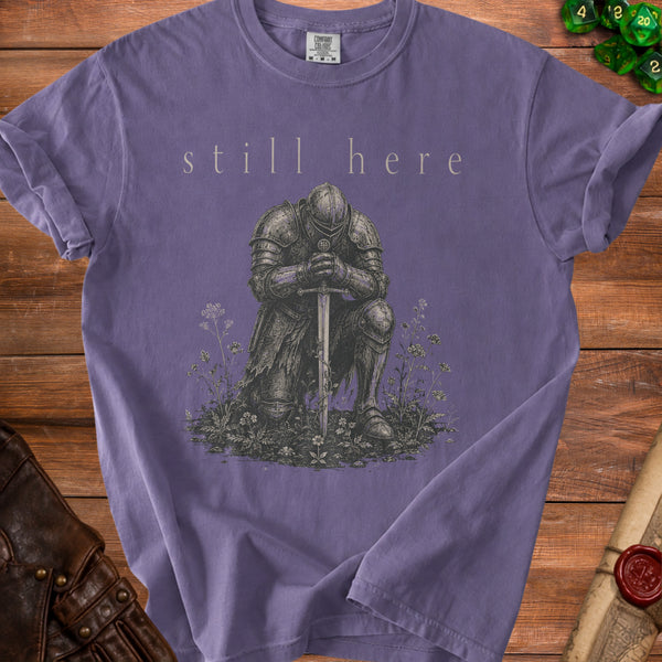 Still Here T-Shirt in Grape