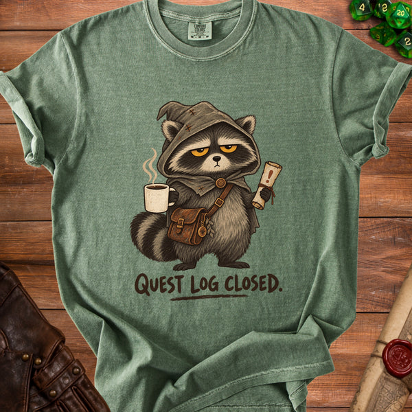 Quest Log T-Shirt in Moss