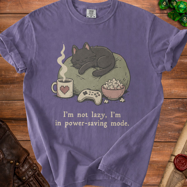 Power-Saving T-Shirt in Grape