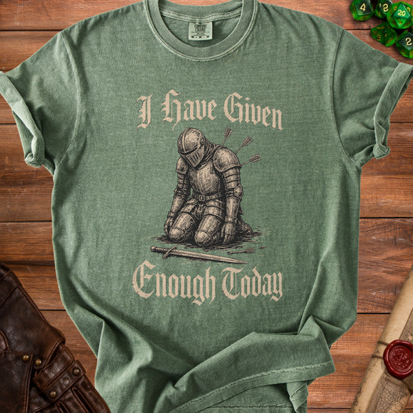 Knight's Resolve T-Shirt in Moss