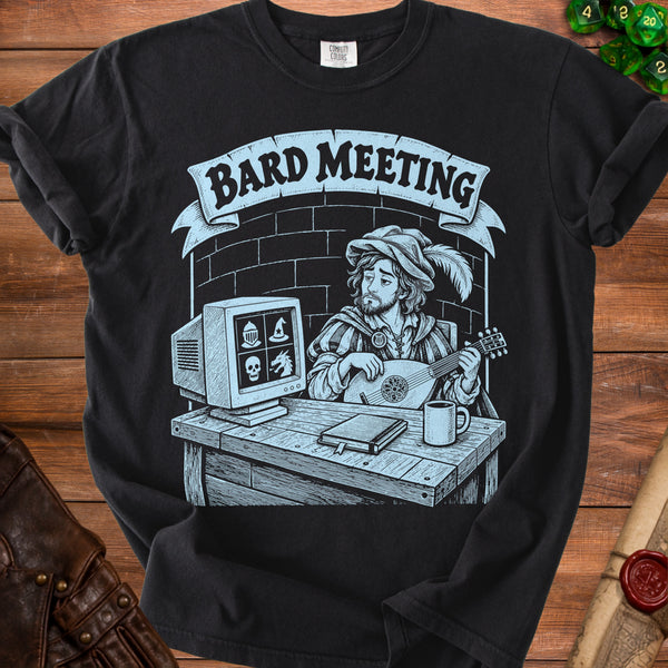 Bard Meeting T-Shirt in Black