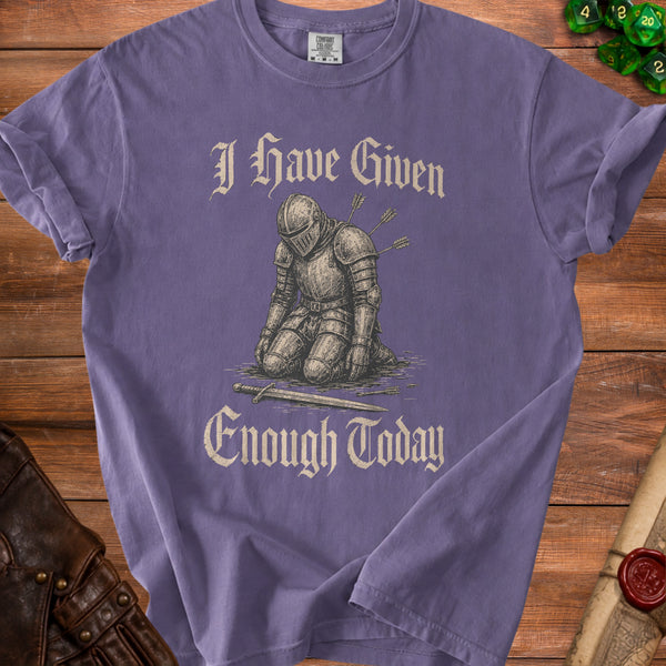 Knight's Resolve T-Shirt in Grape