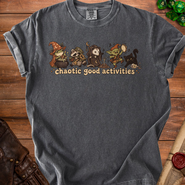 Chaotic Good T-Shirt in Pepper