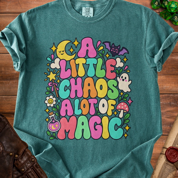 Chaos Magic T-shirt in Blue Spruce
