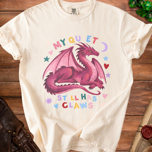 Quiet Dragon T-Shirt in Ivory