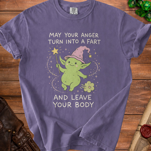 Anger Goblin T-Shirt in Grape