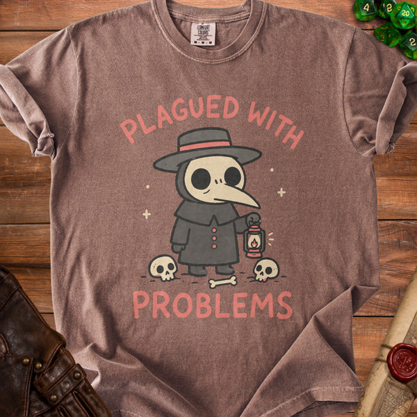 Plagued Problems T-shirt in Espresso