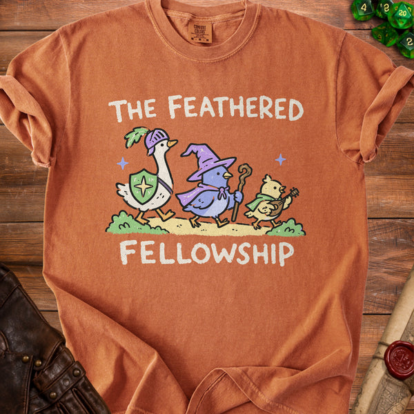 Feathered Fellowship T-Shirt in Yam