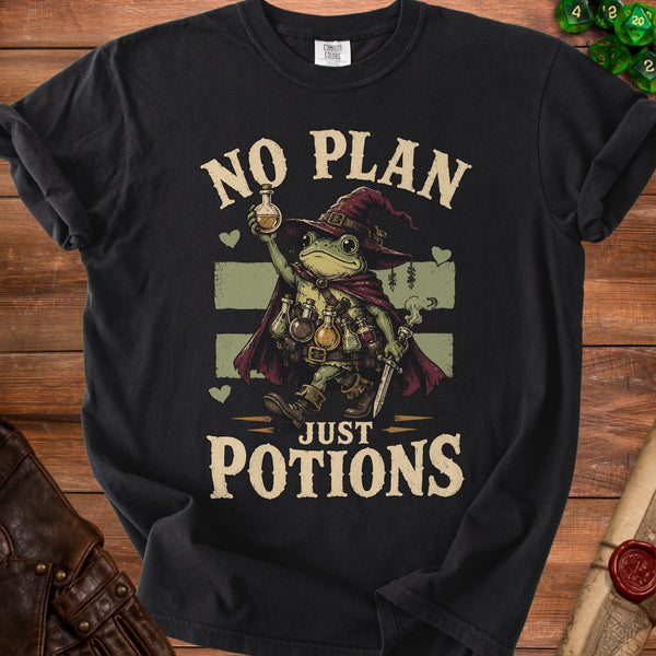 Potion Frog T-Shirt in Black