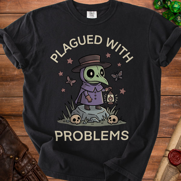 Plague Problems T-shirt in Black